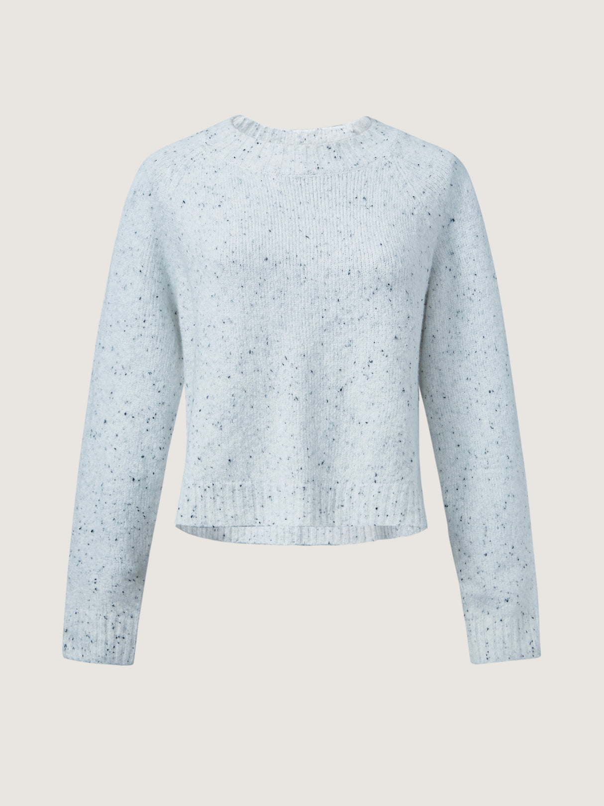 Designer fashion style casual loose simple sweater with side slits