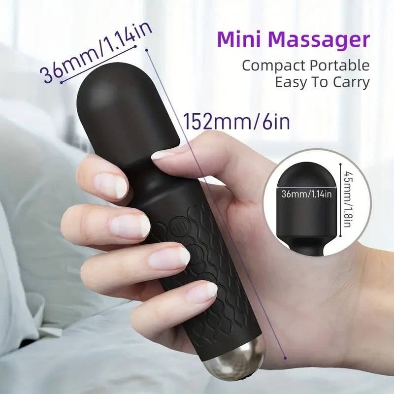 Rechargeable 20-Frequency AV Stick Vibrator