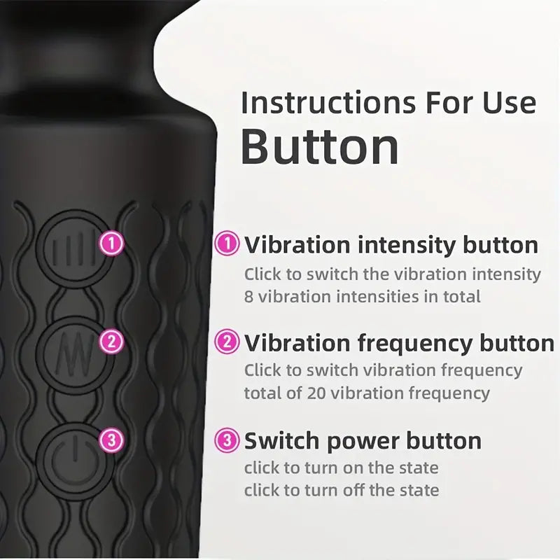 Rechargeable 20-Frequency AV Stick Vibrator