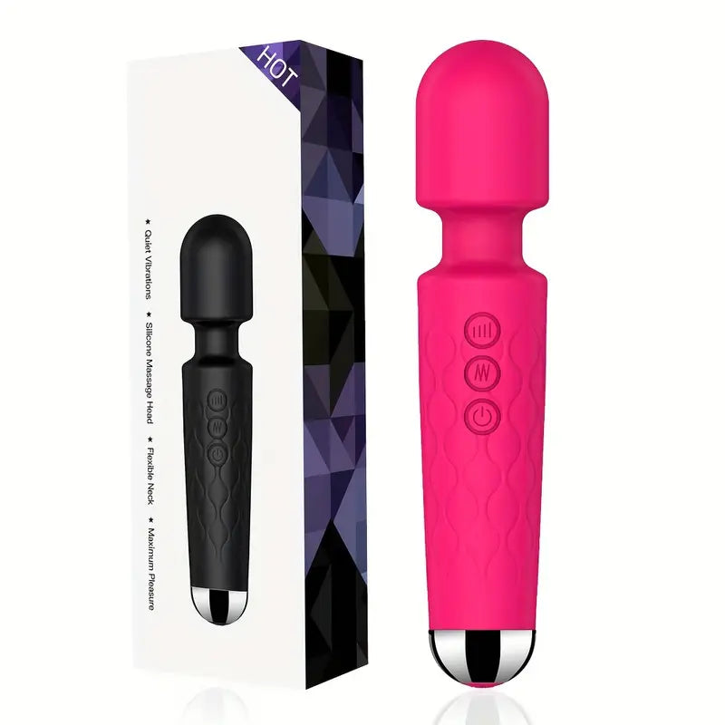 Rechargeable 20-Frequency AV Stick Vibrator