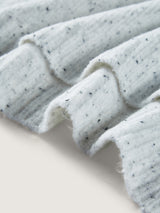 Designer fashion style casual loose simple sweater with side slits