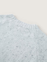 Designer fashion style casual loose simple sweater with side slits