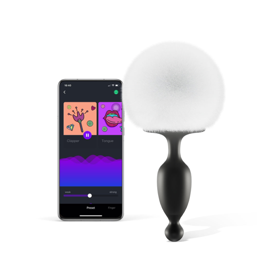 Magic Bunny APP-controlled Anal Plug with Tail